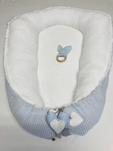 Afbeelding in Gallery-weergave laden, Babynestje "Bremen" lichtblauw