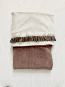 Babydekentje "Monza" Taupe Ecru