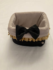 Commodemandje "Monza" Gold Black Sand