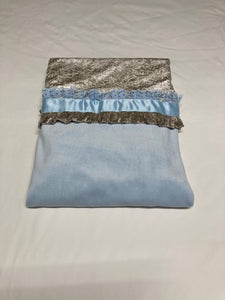 Babydekentje "Monza" Softie Blue-velvet