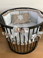 Afbeelding in Gallery-weergave laden, Boxkleed &quot;Genua&quot; Softie Blue-velvet