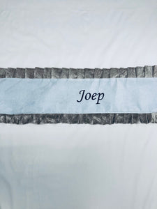 Omranding "Monza" Blue-velvet