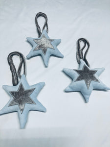 Sterren "Monza" Softie Blue-velvet
