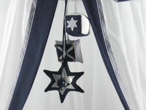 Klamboehanger "Napels" donkerblauw