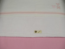 Afbeelding in Gallery-weergave laden, Babydekentje &quot;Pisa&quot; roze-wit