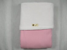 Afbeelding in Gallery-weergave laden, Babydekentje &quot;Pisa&quot; roze-wit