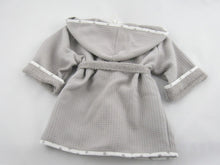 Afbeelding in Gallery-weergave laden, Badjasje &quot;Bilbao&quot; taupe-wit ster