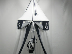 Klamboe "Florence" donkerblauw/anker