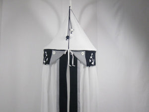 Klamboe "Florence" donkerblauw/anker