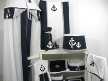 Afbeelding in Gallery-weergave laden, Commodemandje &quot;Bristol&quot; donkerblauw-anker