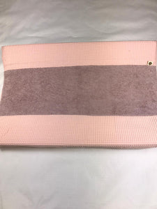 Waskussenhoes "Luca" old pink licht