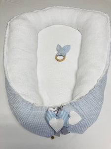 Babynestje "Bremen" lichtblauw