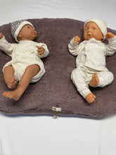 Afbeelding in Gallery-weergave laden, Voedingskussen hoes &quot;Faro&quot; Tweeling Taupe