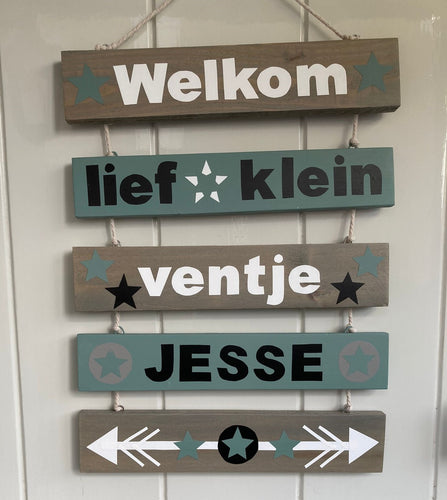 Geboortebord wegwijzer 