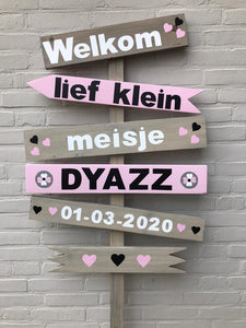 Geboortebord "Bern" Stoer Dyazz
