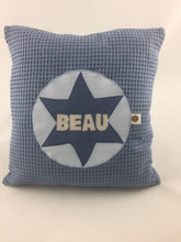 Afbeelding in Gallery-weergave laden, Kussen &quot;Hannover&quot; blauw-denim