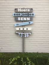 Afbeelding in Gallery-weergave laden, Geboortebord strik &quot;Essen&quot; Blauw