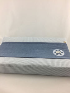 Waskussenhoes "Pisa" blauw denim