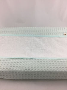 Waskussenhoes "Luca" zacht mint
