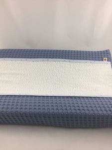 Waskussenhoes "Luca" blauw-denim