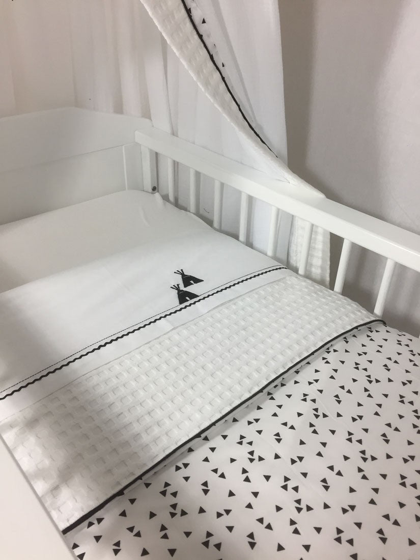 Babydekentje en lakentje set 