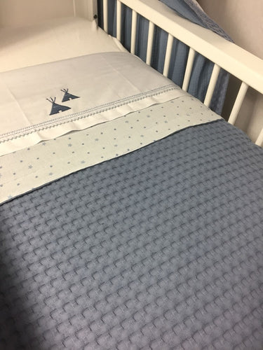 Babydekentje en lakentje set 