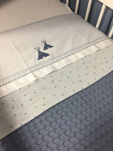 Startset "Tripoli" blauw-denim grof