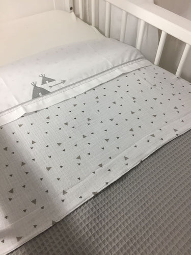 Babydekentje en lakentje set 