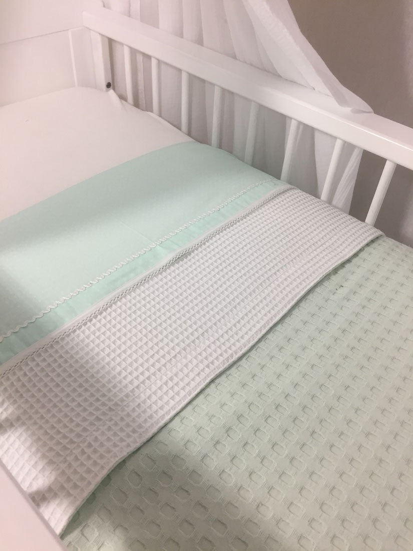 Babydekentje en lakentje set 