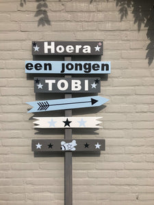 Geboortebord "Bern" Stoer Tobi