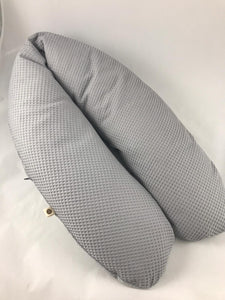 Voedingskussen hoes "Lagos" Medium zachtgrijs